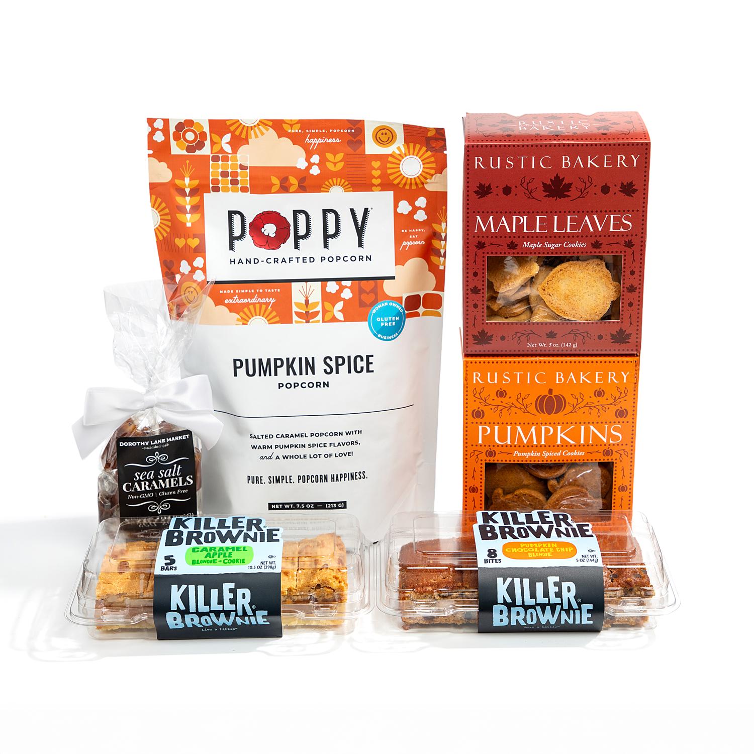 Fall cookie and candy gift box