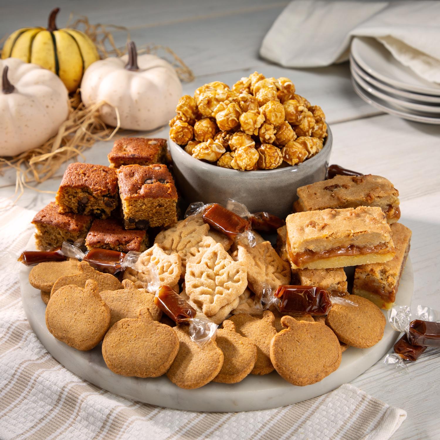 Fall cookie and candy gift box