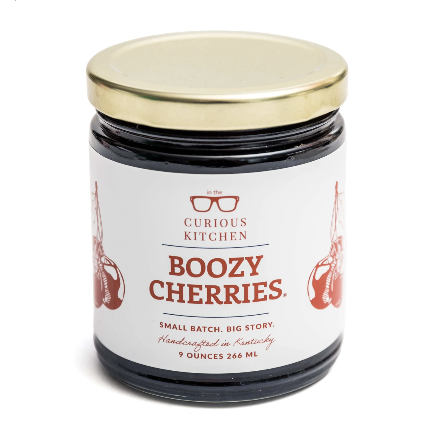 In The Curious Kitchen Boozy Cherries