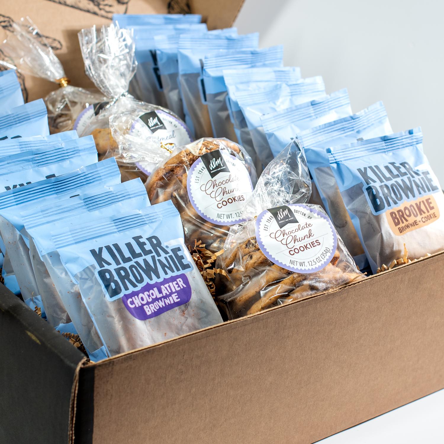 Let's Celebrate Gift Box with DLM Cookies and KIller Brownies