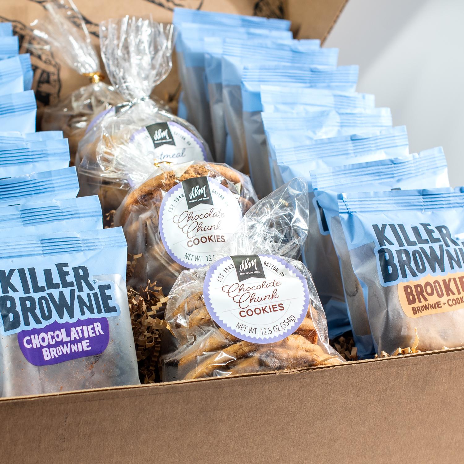 Let's Celebrate Gift Box with DLM Cookies and KIller Brownies