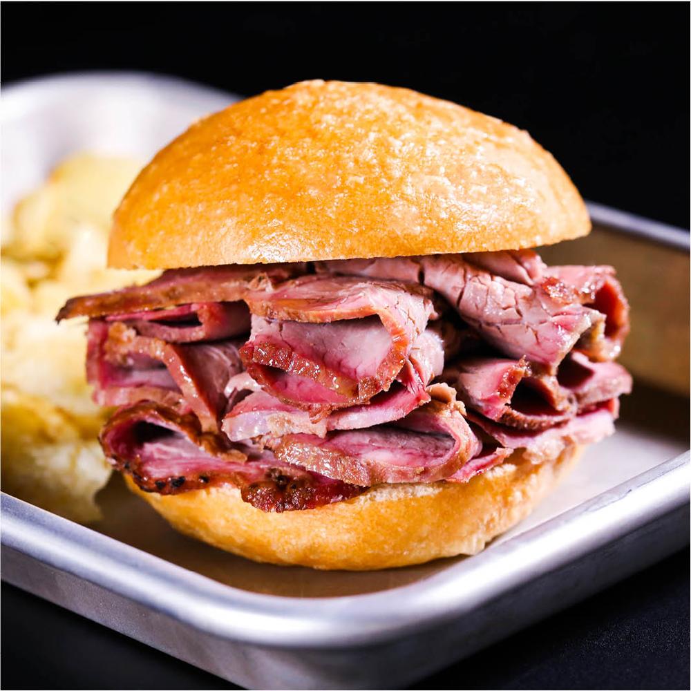 Smoked Right Here Tri-Tip Sandwich Cookout