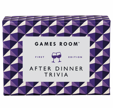 After Dinner Trivia Cards