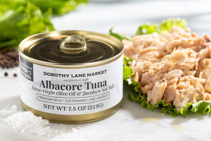 DLM Albacore Tuna Canned with olive oil and jacobsen salt