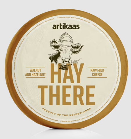 Artikaas Hay There Raw Gouda with walnut and hazelnut