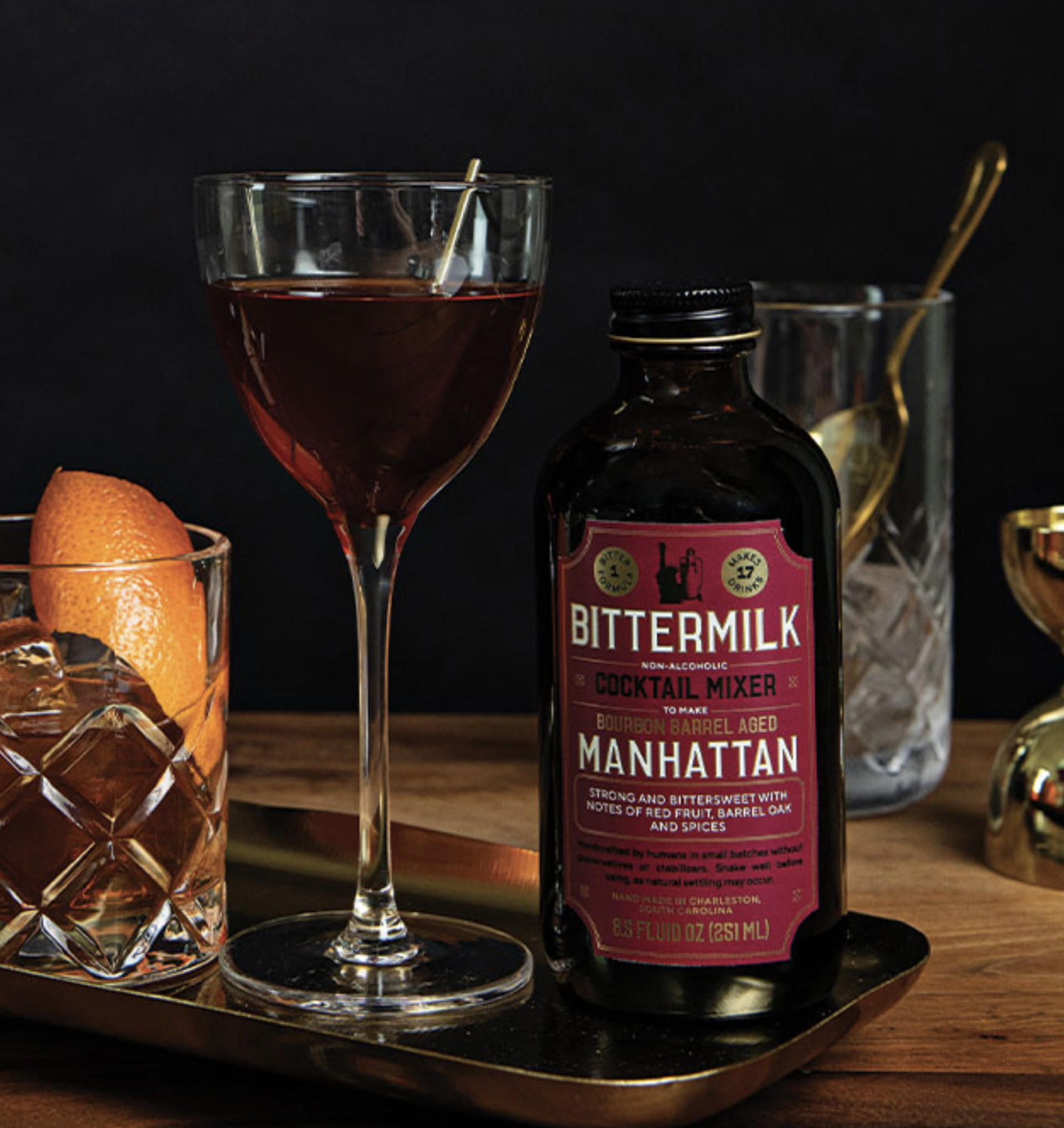 Bittermilk Manhattan Cocktail Mixer that ships