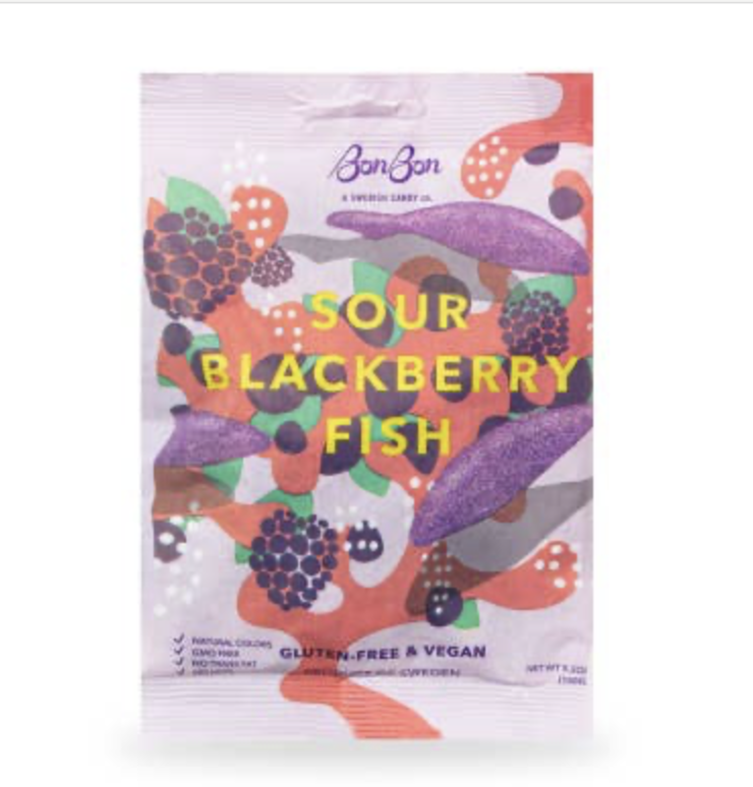 Bonbon Sour Black berry Swedish Fish