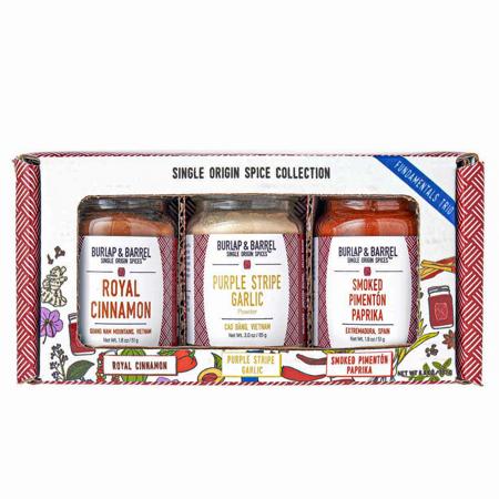 Burlap and Barrel Single Origin Spices Fundamental Gift Set Trio