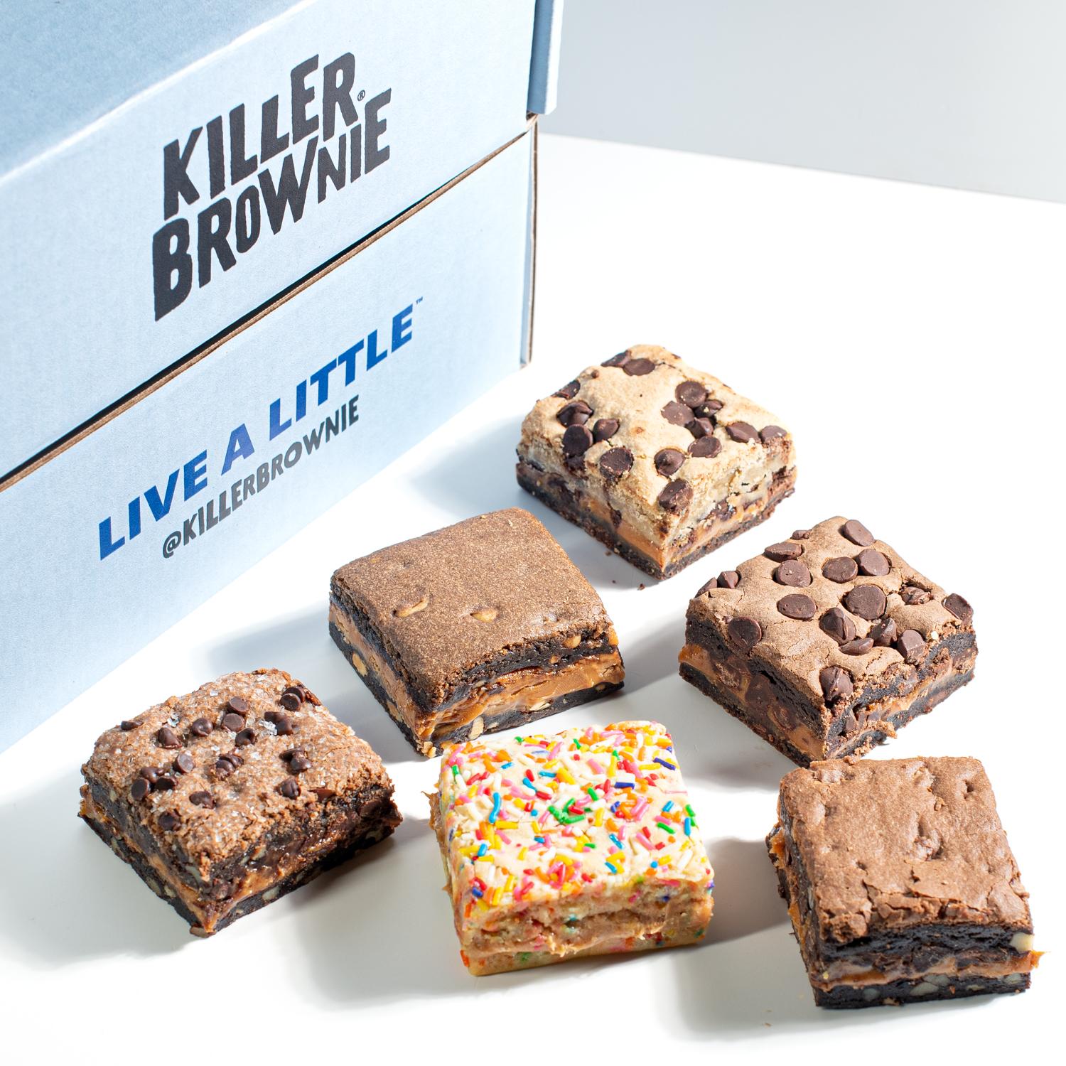 Choose your own killer brownie six pack
