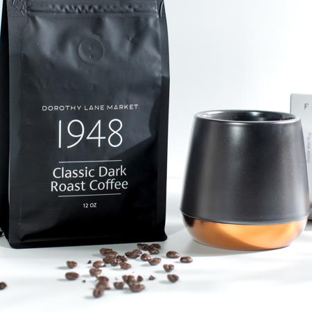 Coffee Lover's Gift box with 1948 dark roast coffee and Fellow 12 oz Joey Ceramic Mug