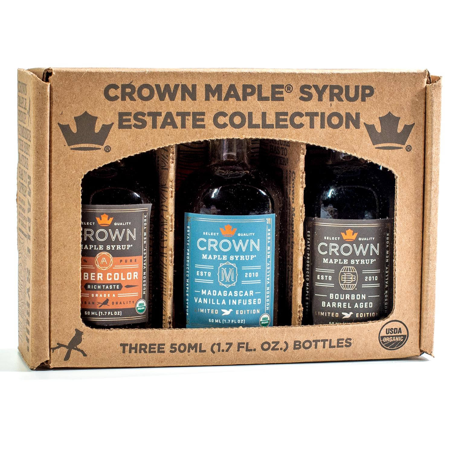 Crown Maple Syrup Trio Gift Box