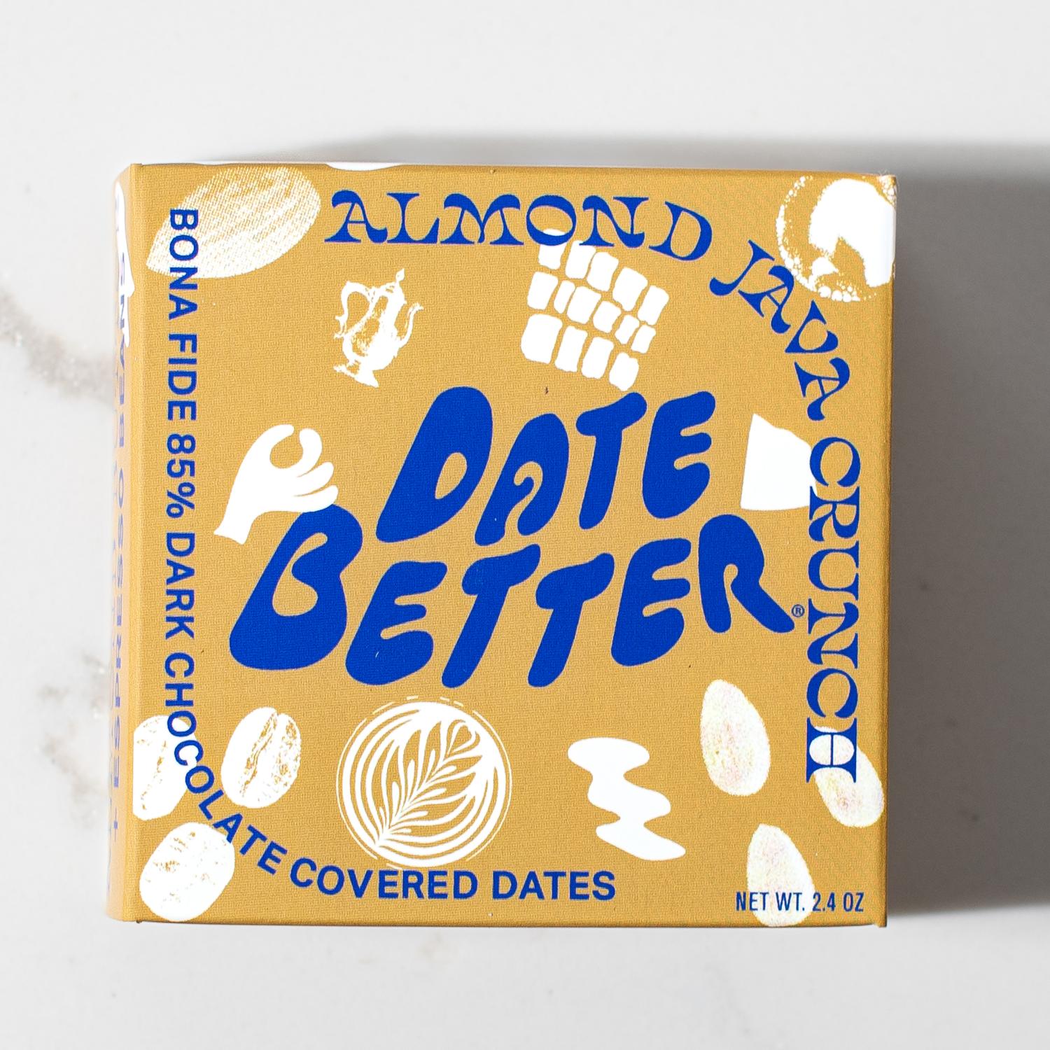 Date Better Almond Java Crunch Chocolate Covered Dates