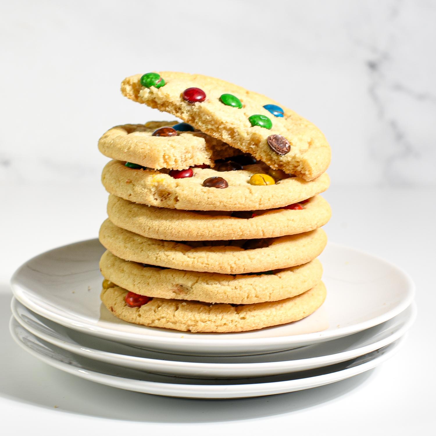 DLM All Butter m&m cookies
