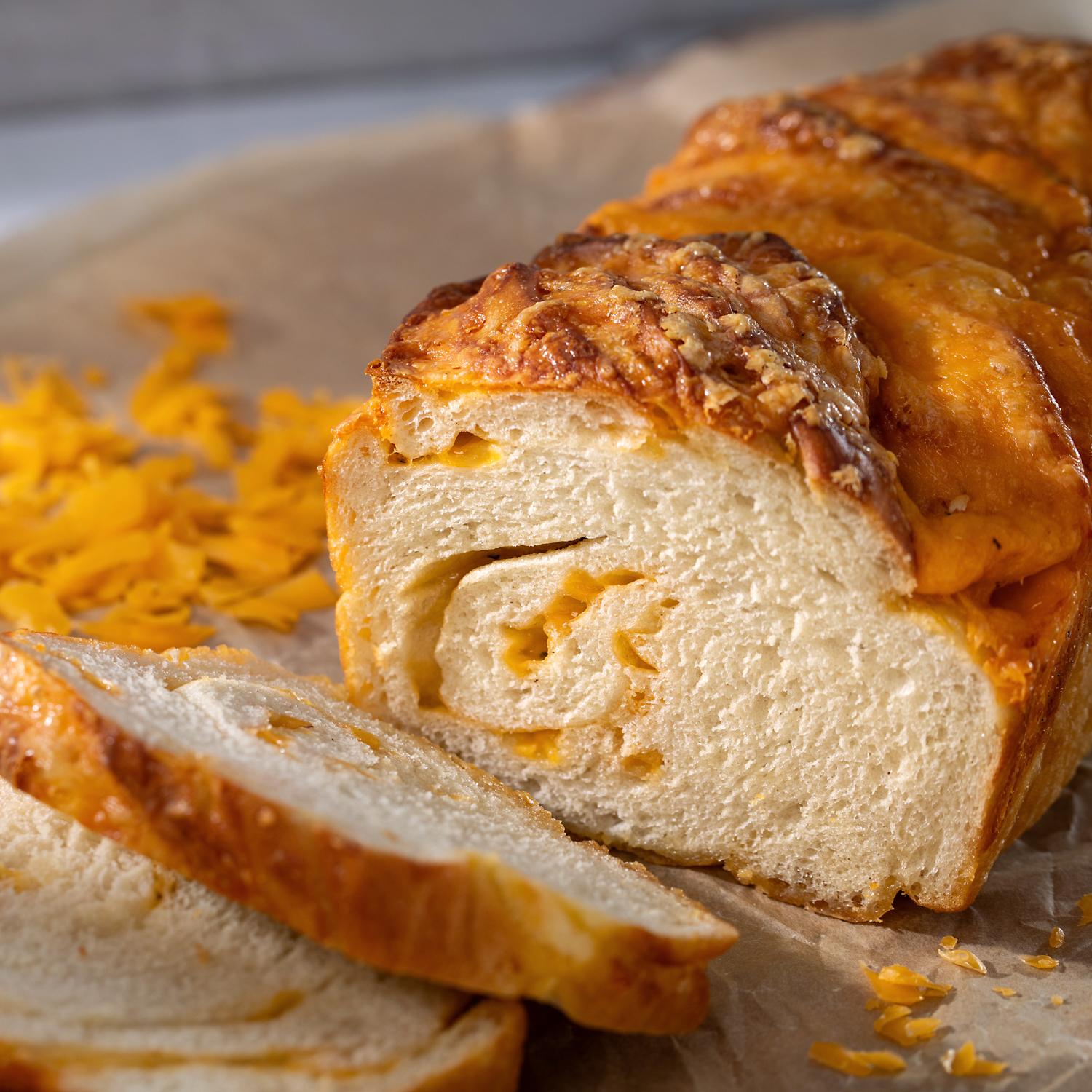 Dlm Garlic herb cheddar bread