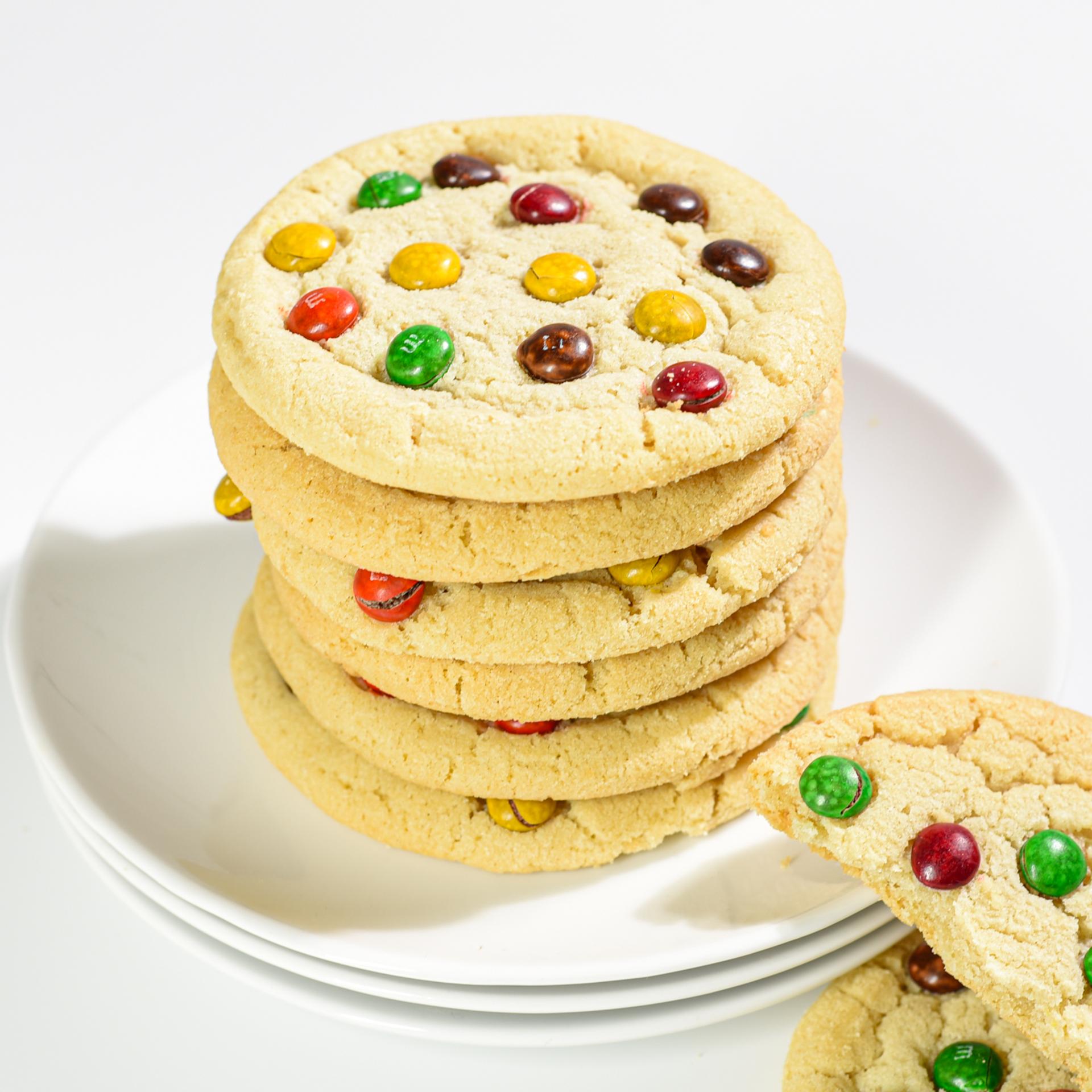 DLM All Butter m&m cookies