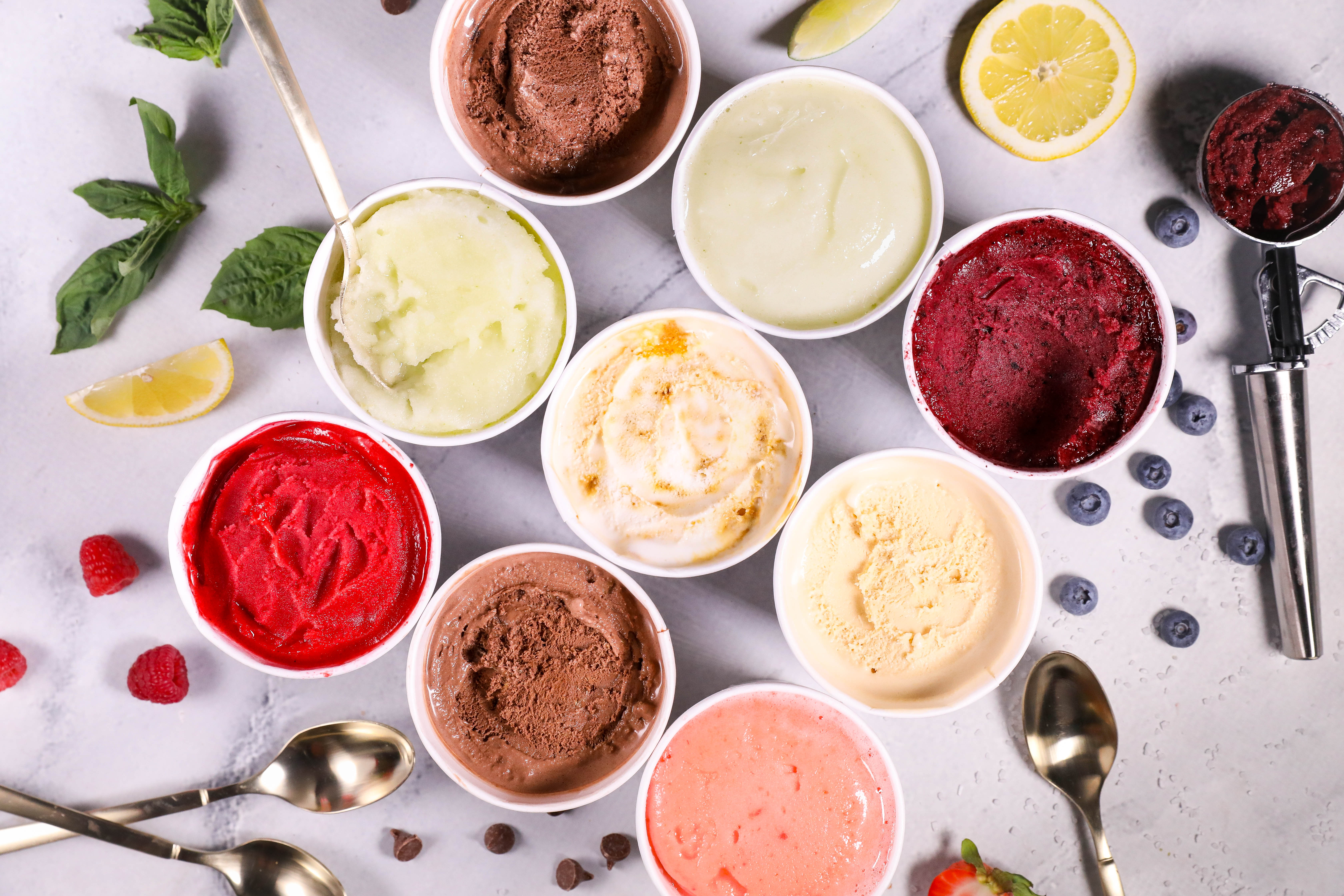 DLM Gelato and Sorbetto