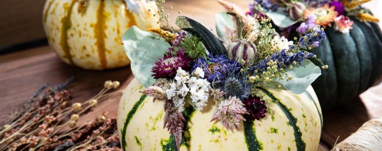 FLORAL WORKSHOP: Dried Floral Pumpkins