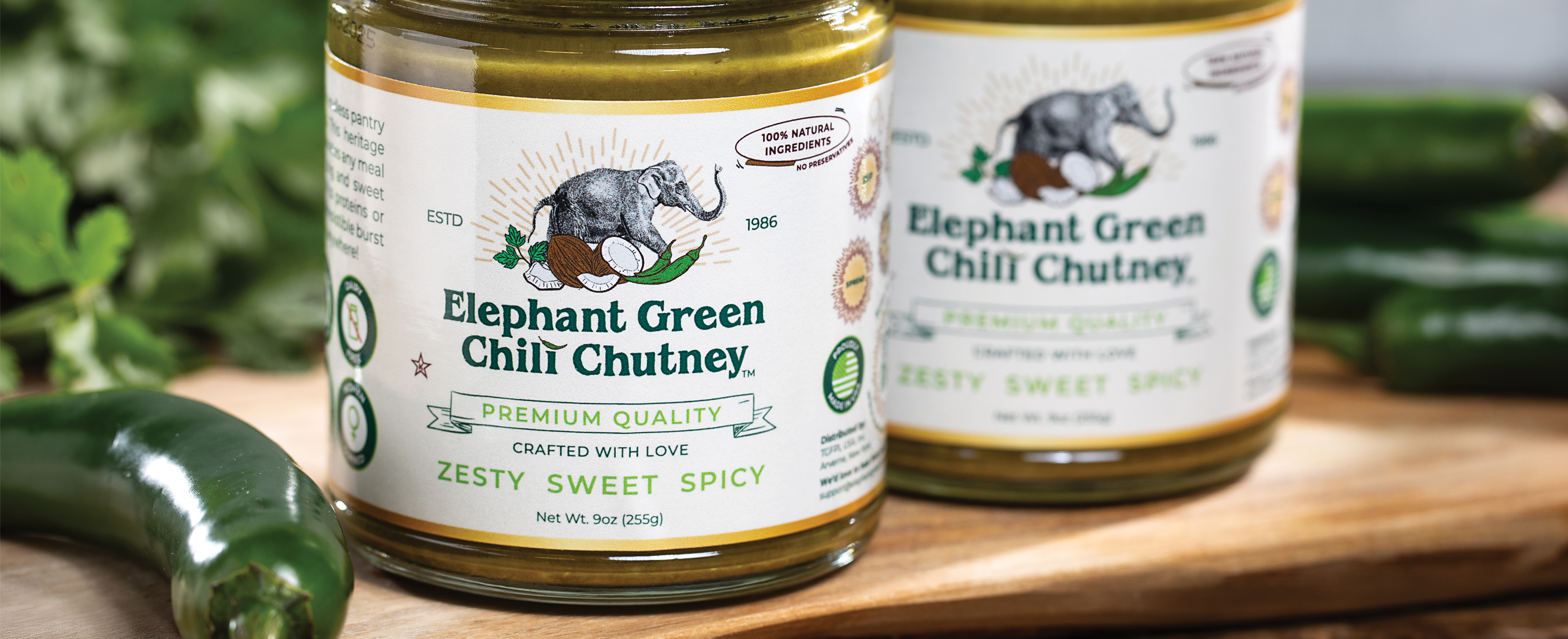 Elephant Green Chili Chutney