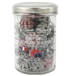 Famille Perrinneau honey sweets raspberry and blueberry