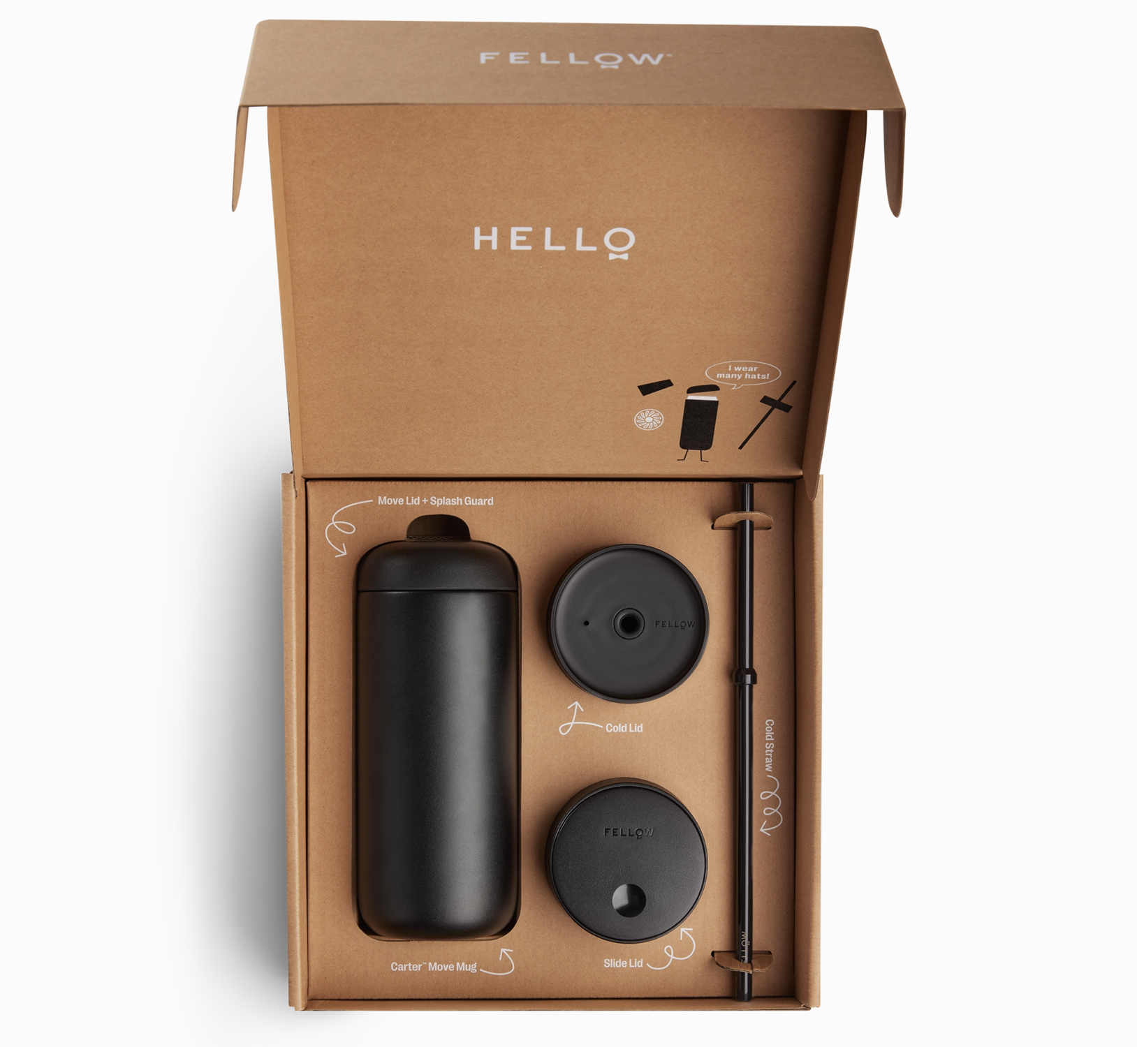 Fellow 3-in-1 Sip System travel mug gift