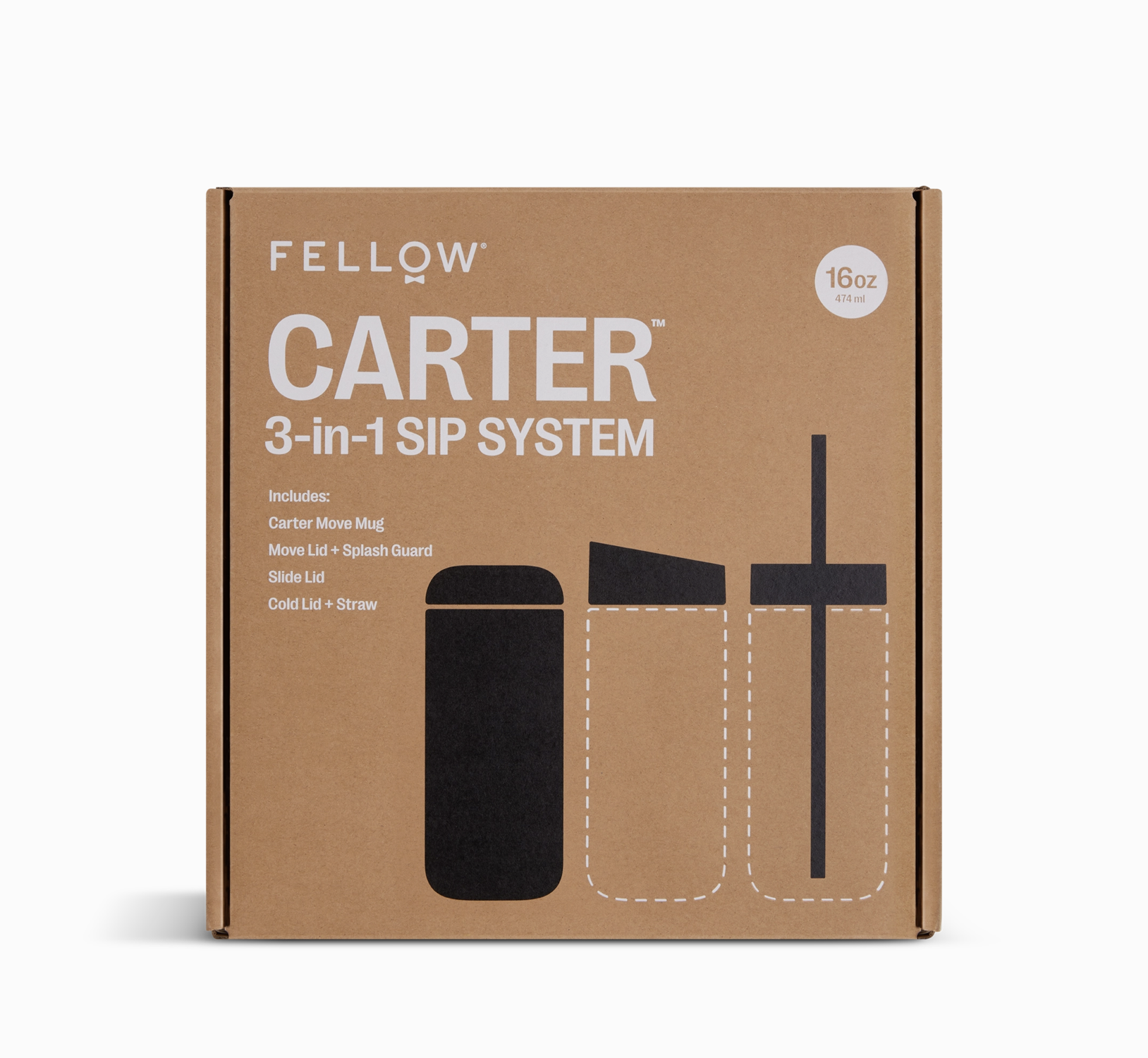 Fellow 3-in-1 Sip System travel mug gift