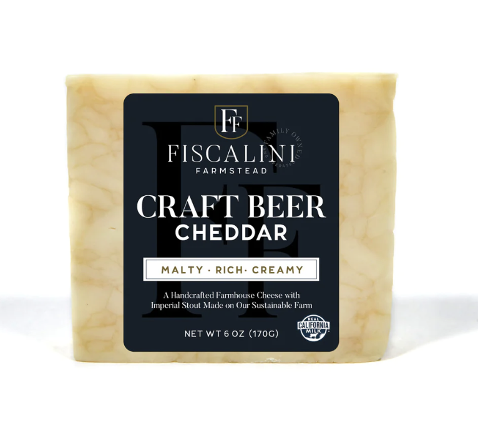 Fiscalini Farmstead Craft Beer Cheddar