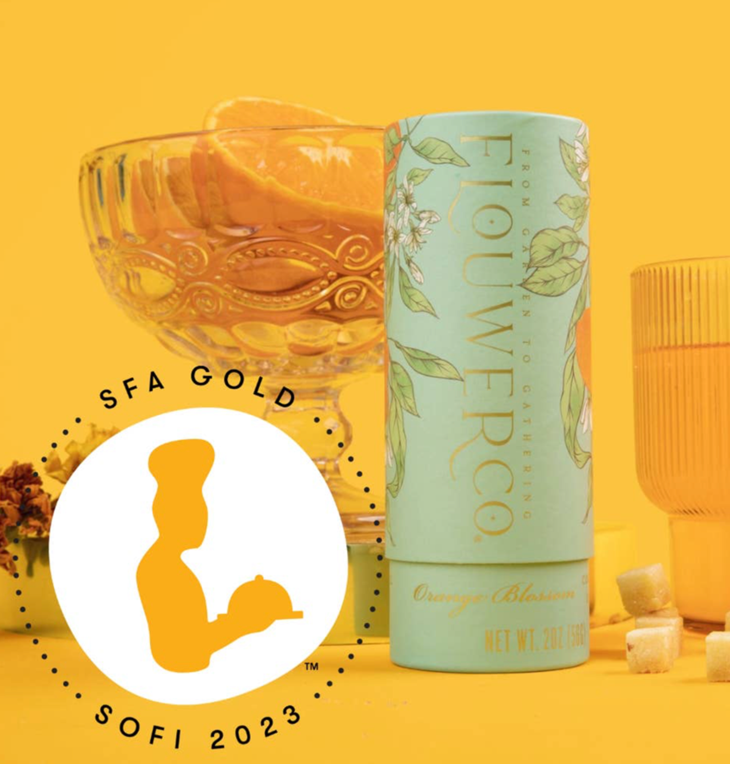 Flouwer Co. Orange Blossom Cocktail  Cubes - 2 oz