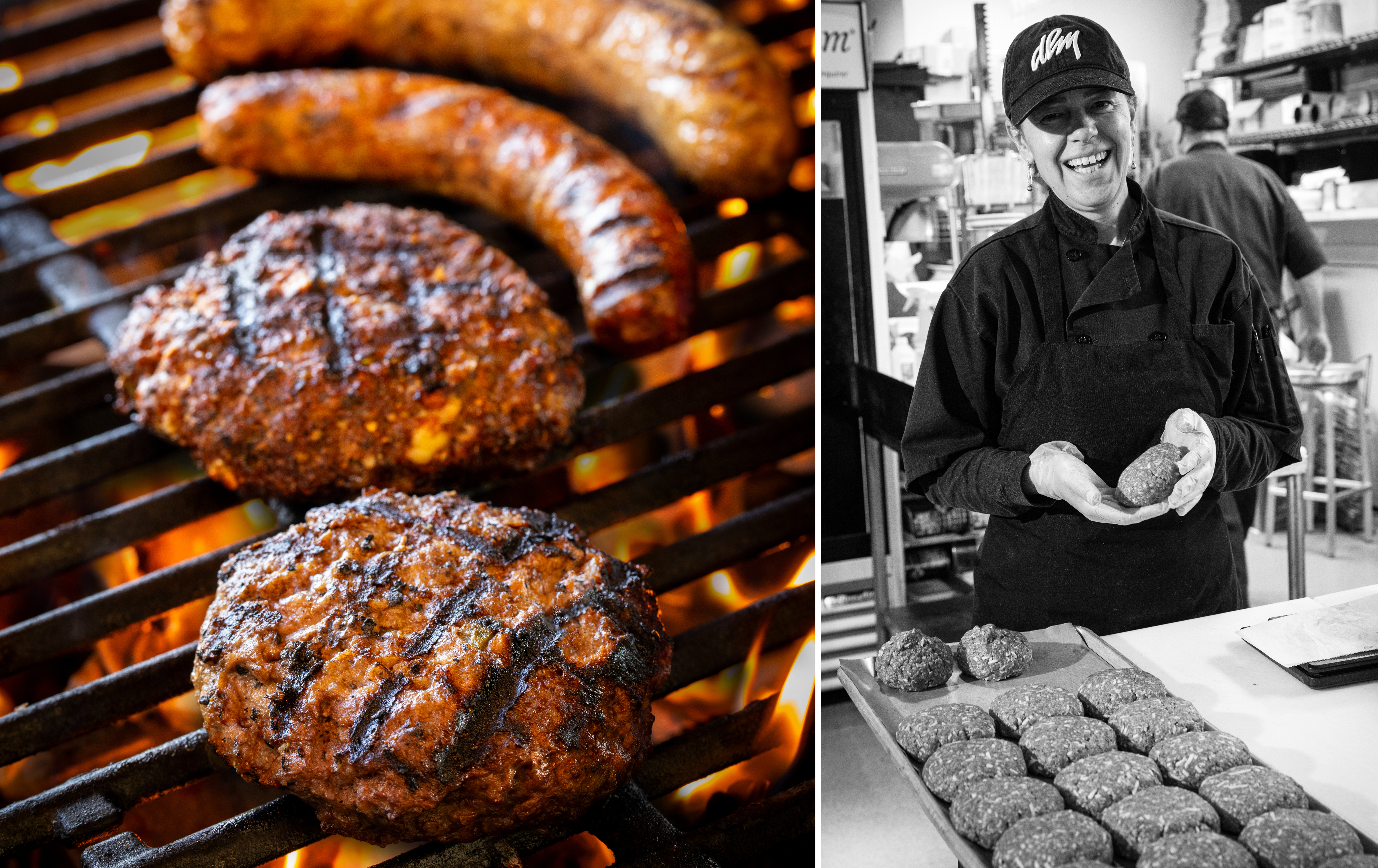 gourmet burgers and storemade sausage