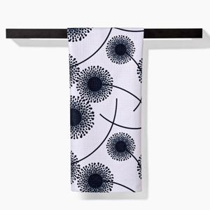 Geometry Fully Bloomed Tea Towel for Kitchen