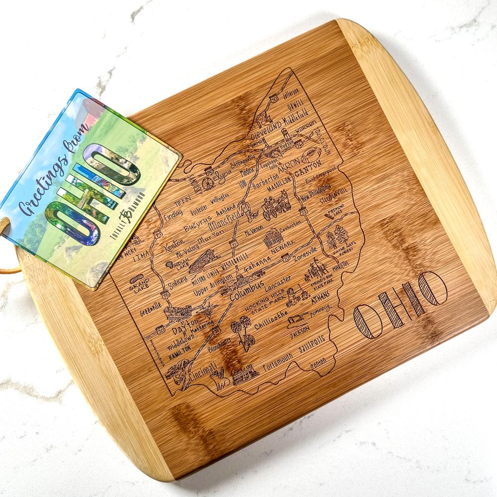 Greetings from Ohio Cutting Board