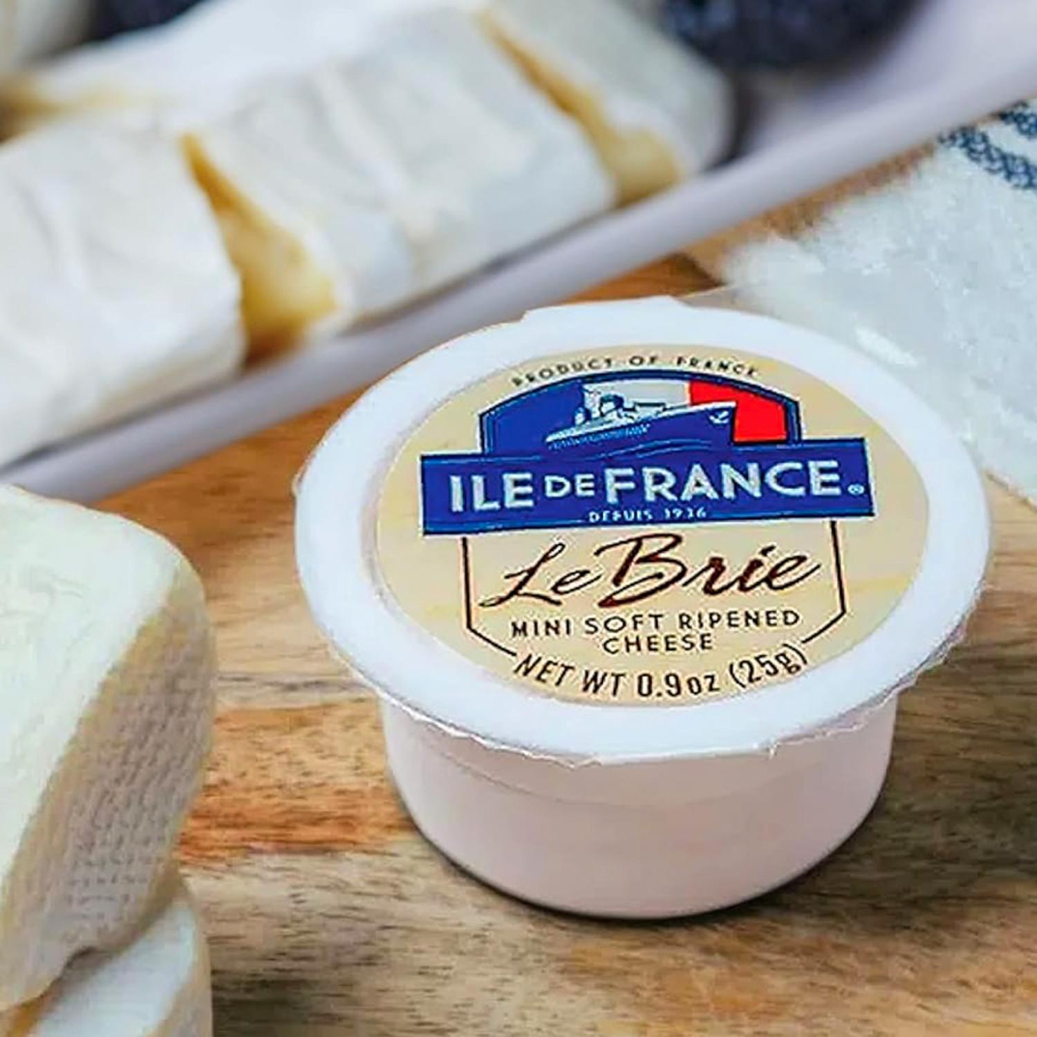 Ile De France Le Brie mini soft ripened cheese from France