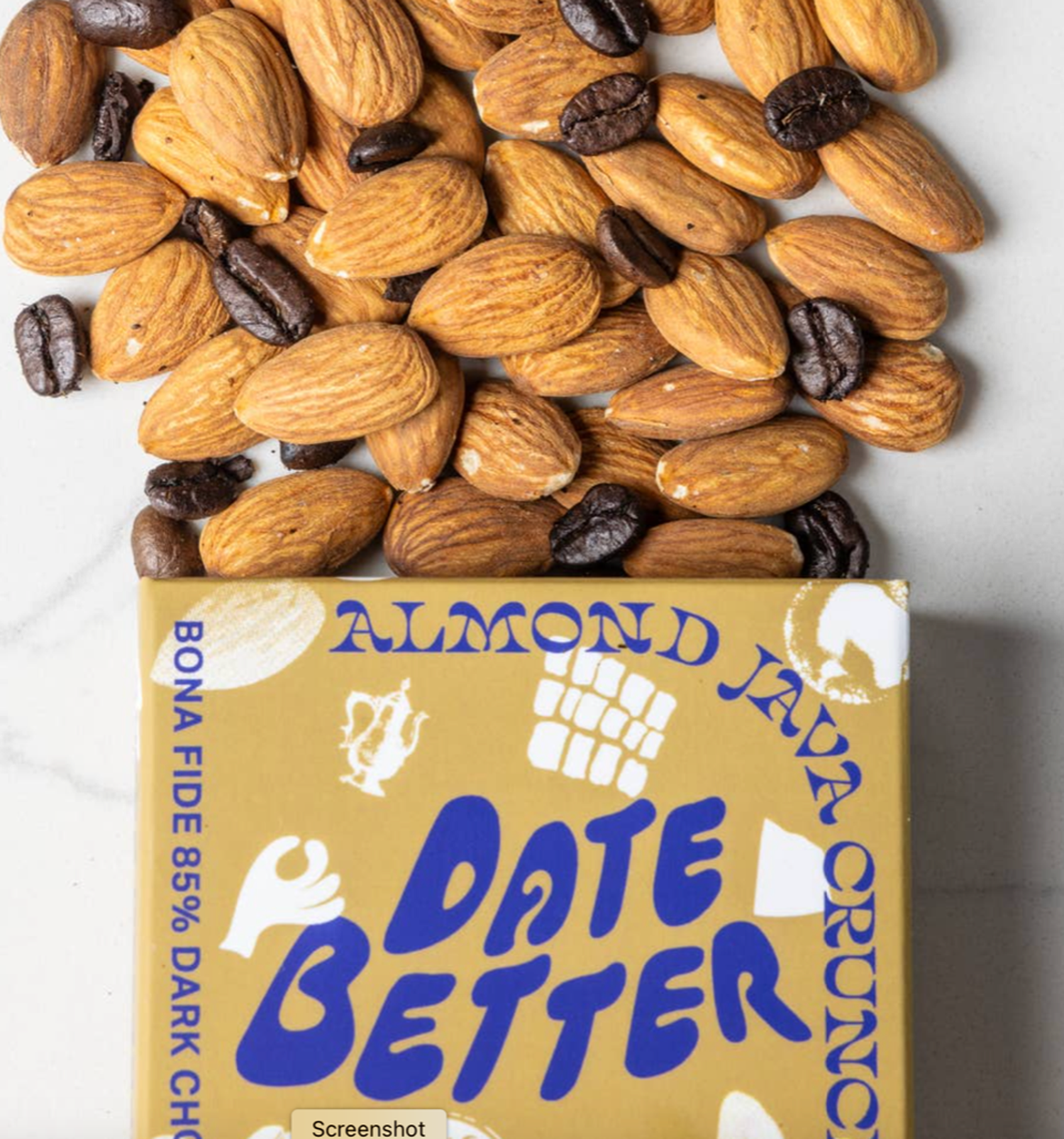 Date Better Snacks Almond Java Crunch Chocolate Covered Dates