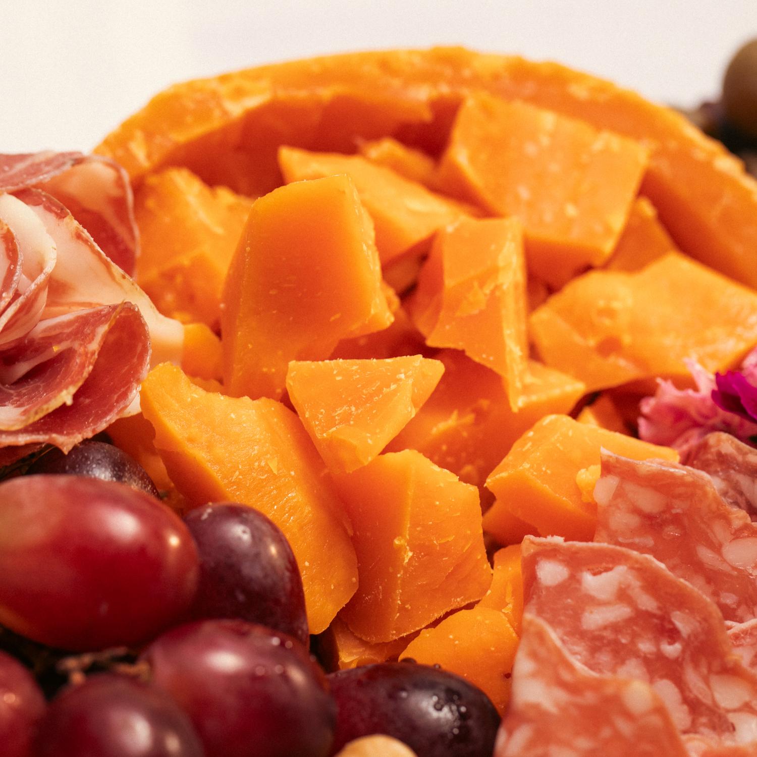 Isigny Ste Mere Mimolette wedge from france