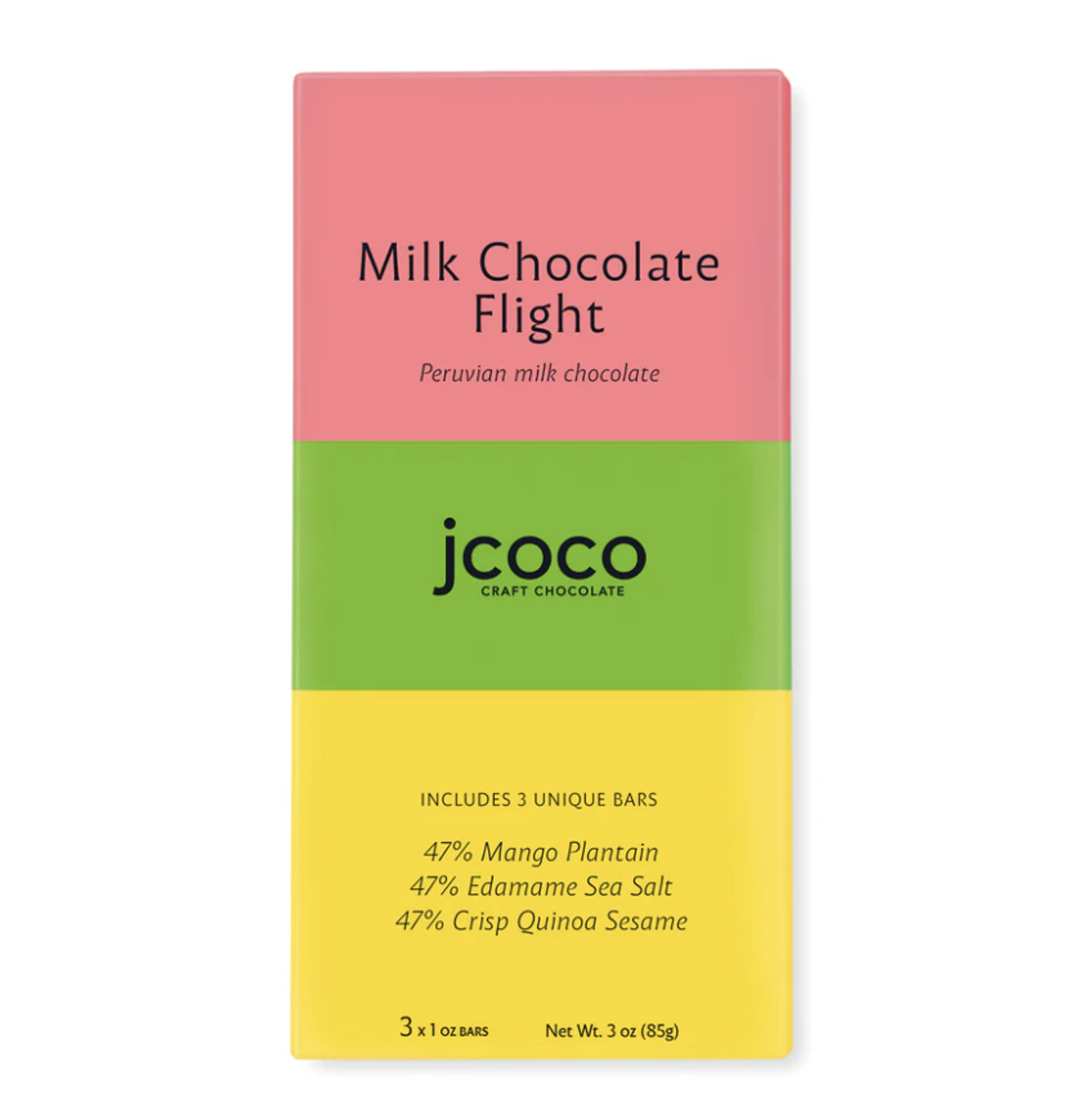 JCOCO Milk Chocolate Flight