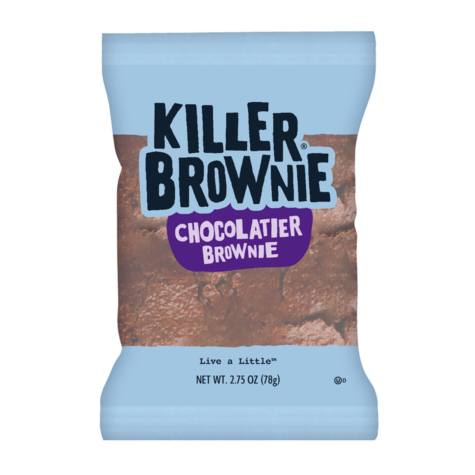Killer Brownie Chocolatier indivdiually wrapped brownie