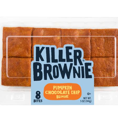 Killer Brownie Pumpkin Chocolate Chip Blondie 8 bites