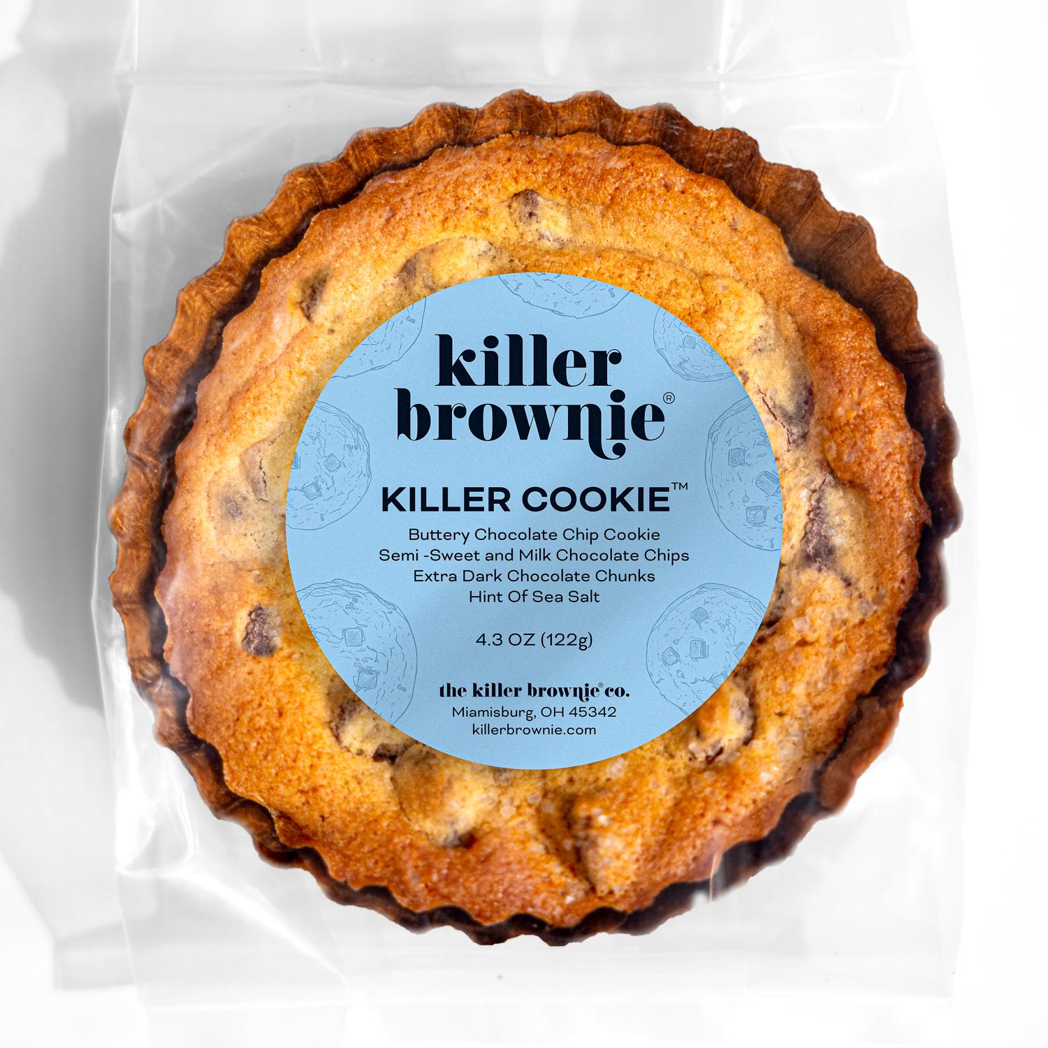 Killer Brownie Co. debuts a Killer Cookie, the ultimate chocolate chip cookie.