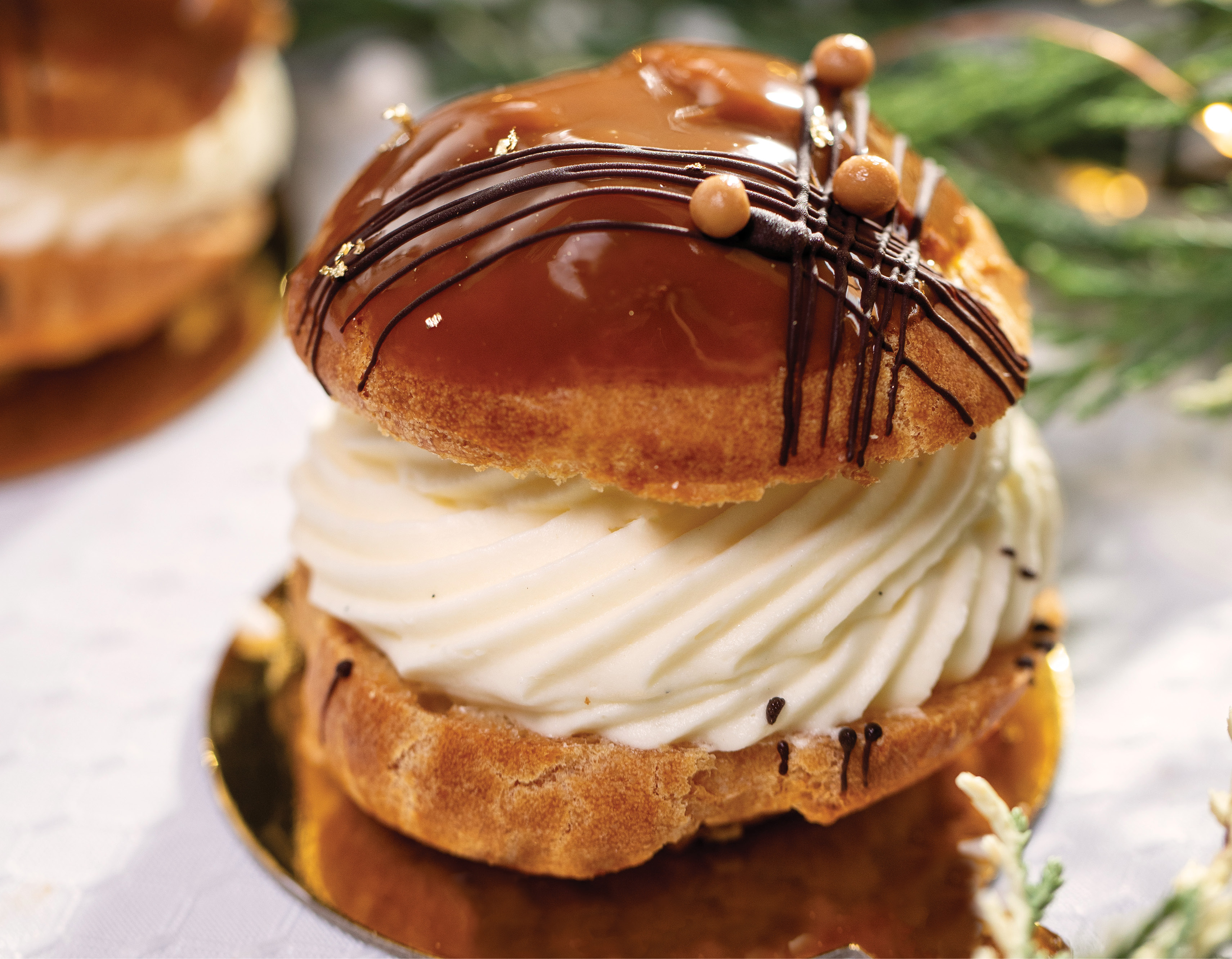 Dulce de Leche Cream Puff