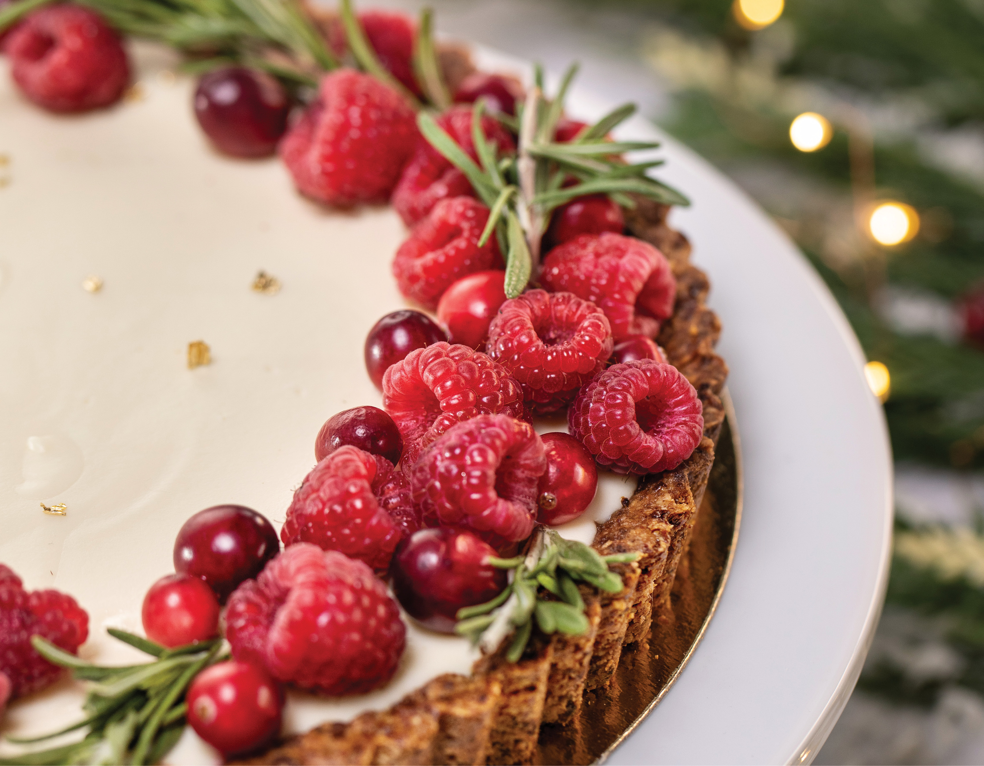 White Chocolate Cranberry Tart