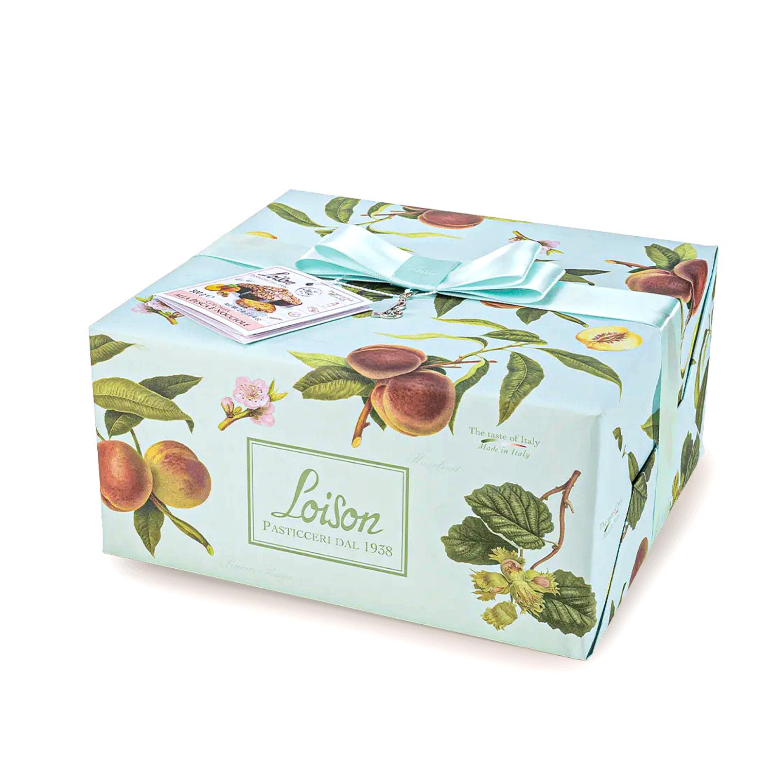 Loison peach and hazelnut colomba PESCA E NOCCIOLE for easter