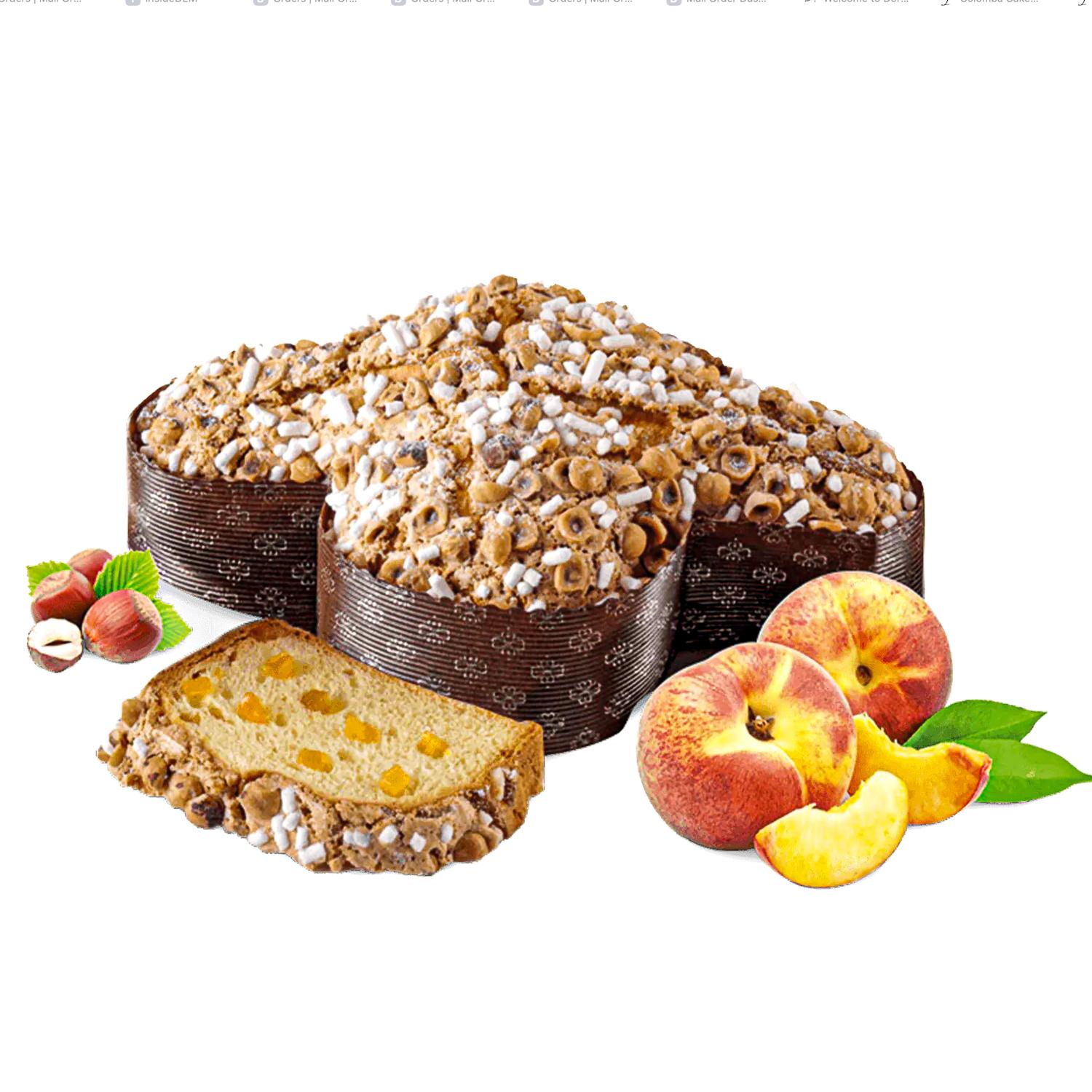 Loison peach and hazelnut colomba PESCA E NOCCIOLE for easter