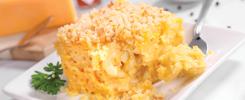 DLM mac and cheese delivered with read cheddar, italian macaroni shipped nationwide