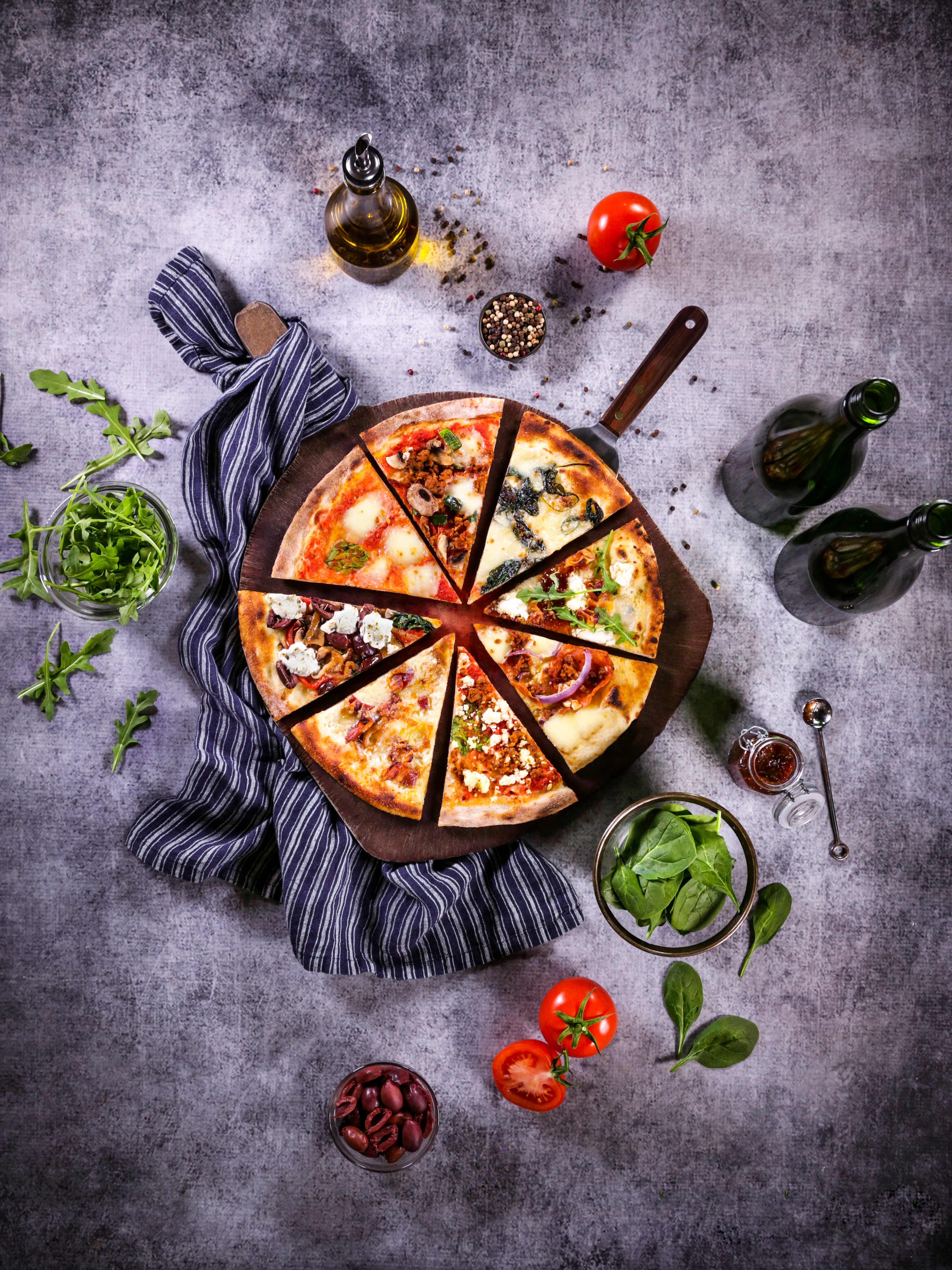 Naples-Style Pizza varieties