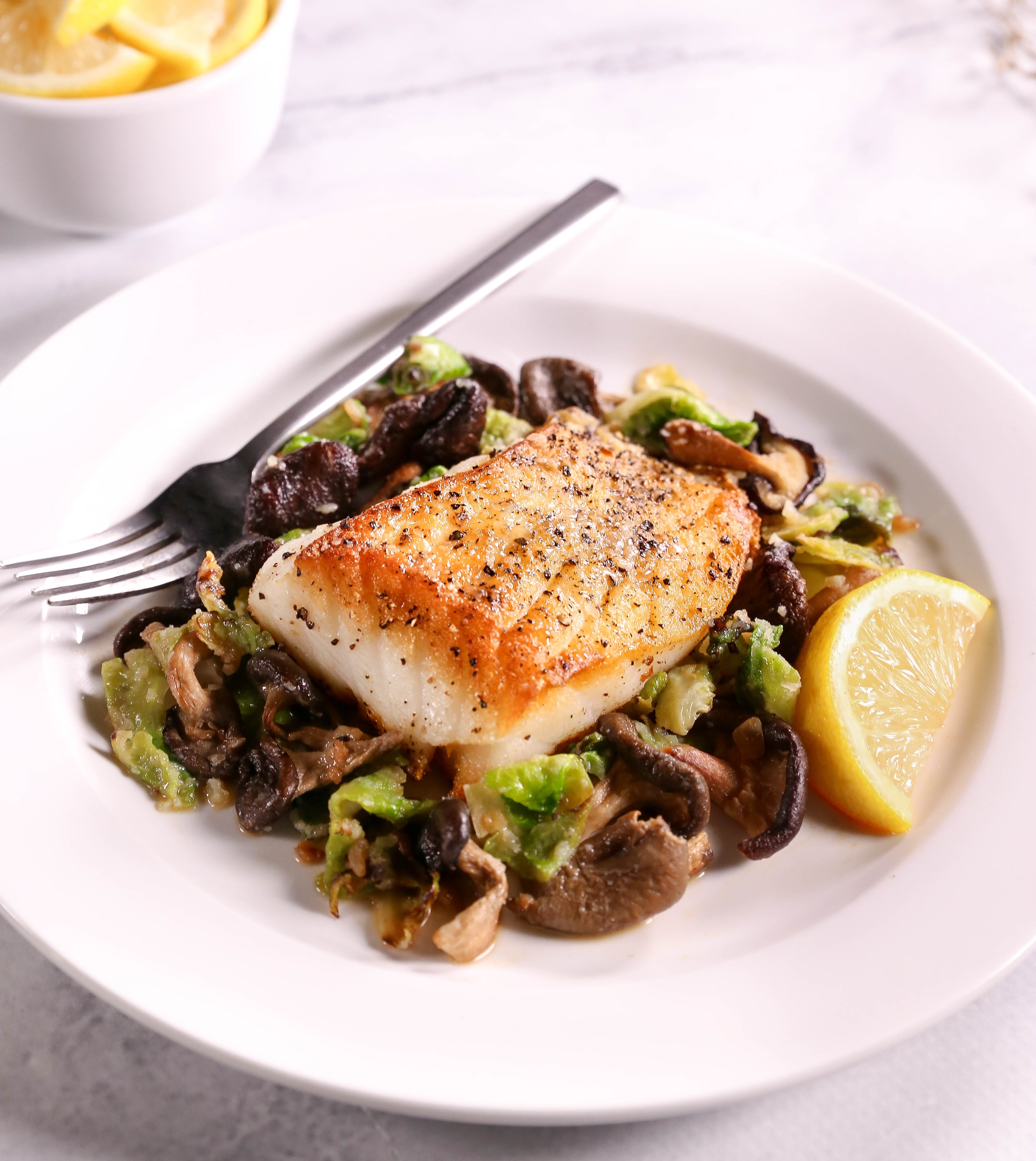 Pan-Seared Halibut