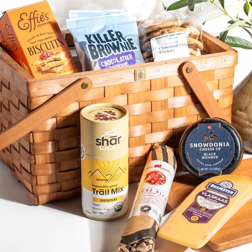 Perfect Picinic For Two Gift Box with picnic time personal picnic basket