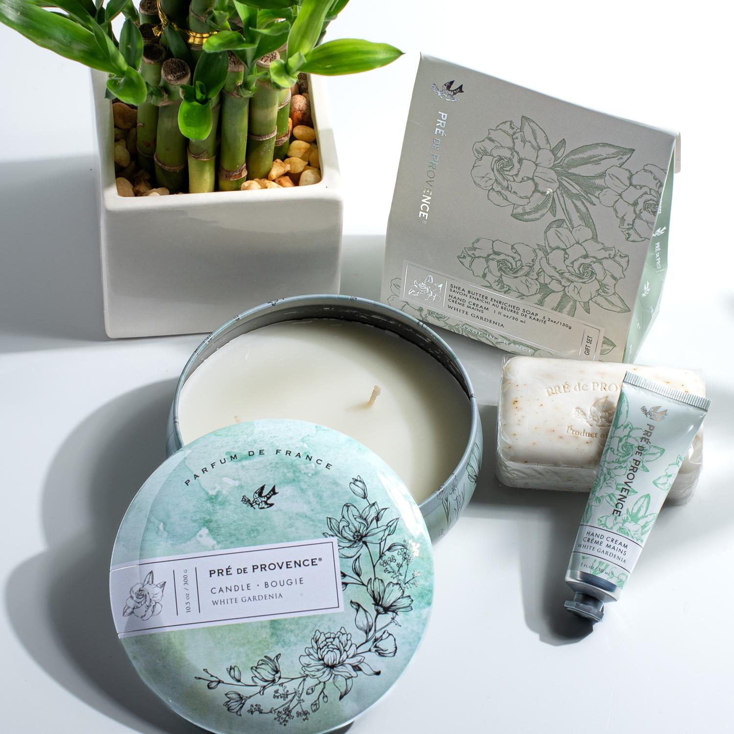 Pre de Provence Heritage Collection White Gardenia Gift Set