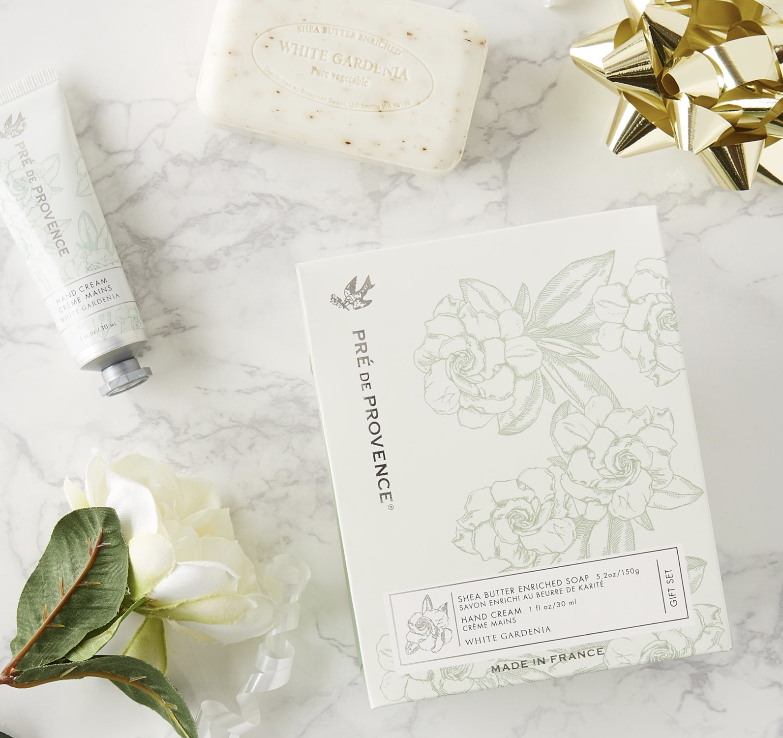 Pre de Provence Heritage Collection White Gardenia Gift set