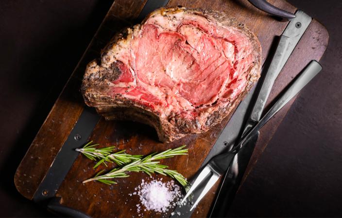 Roasted USDA Prime Standing Rib Roast