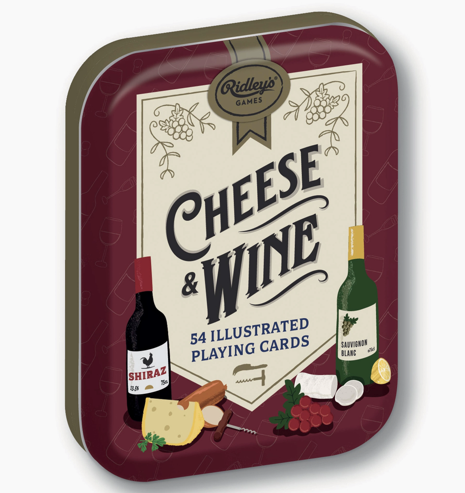 ridley's Wine and Cheese Card Game