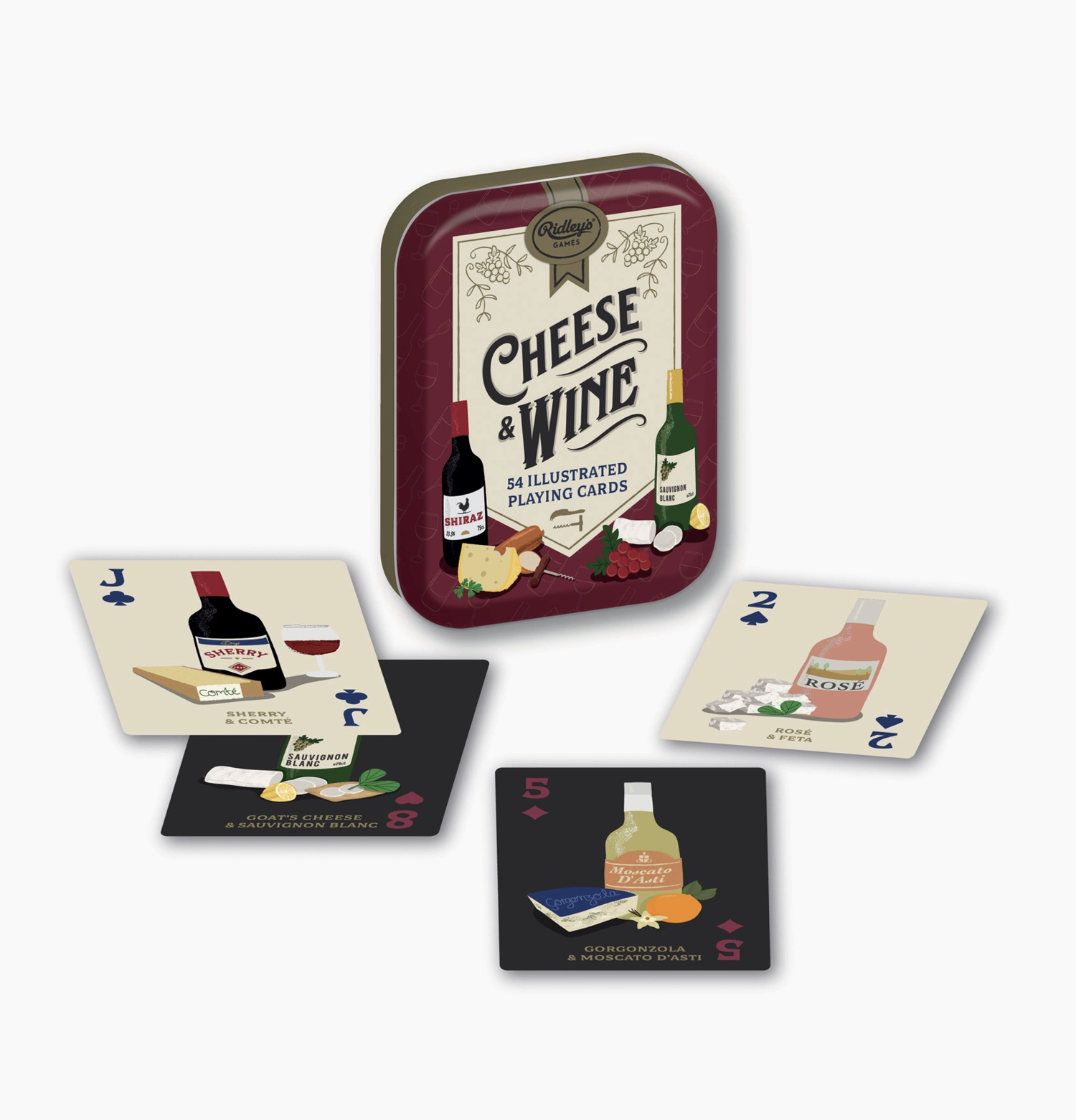 ridley's Wine and Cheese Card Game